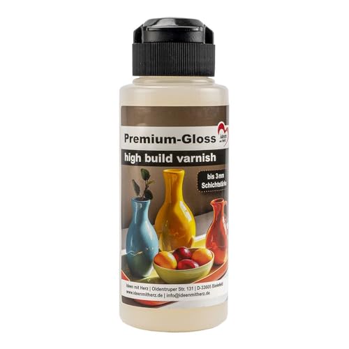 Ideen mit Herz | Premium Gloss | Dickschicht-Lack | hochglänzend | Versiegelungslack | 120 ml