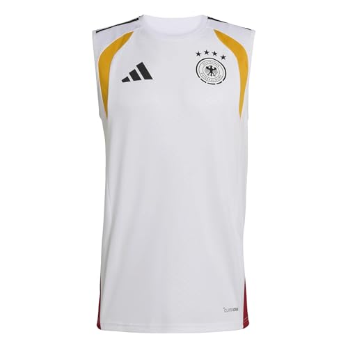 adidas DFB Deutschland Germany Tank Jersey Trikot (DE/NL/SE/PL, Alphanumerisch, XL, Regular, Regular, White)