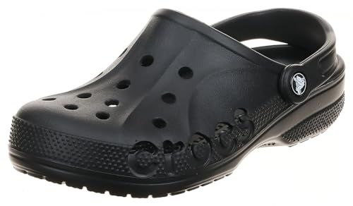 crocs Baya Blk 10126-001, Unisex - Erwachsene Clogs & Pantoletten, Schwarz (Black 001), EU 43/44