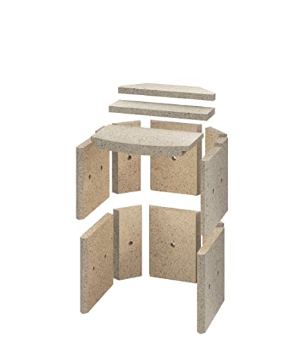 Innenauskleidung Vermiculite komplett Kaminofen Fireplace Alicante Feuerstelle Brennraum-Auskleidung