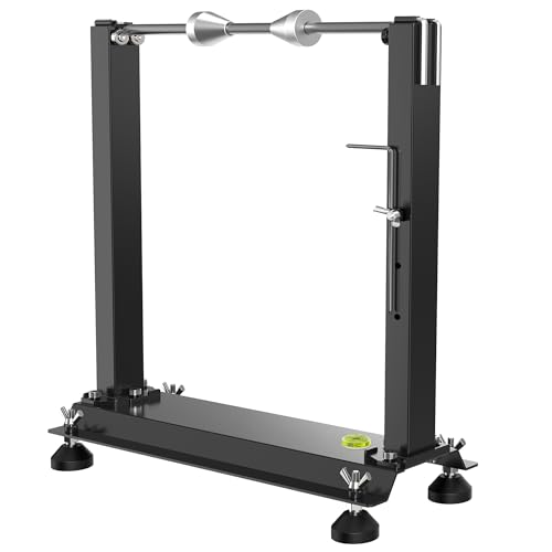 ILOKNZI Motorrad Auswuchtständer – Schwerlast Reifenwuchtgerät für statisches & dynamisches Wuchten – Universal Reifenmontagehilfe für Motorradreifen