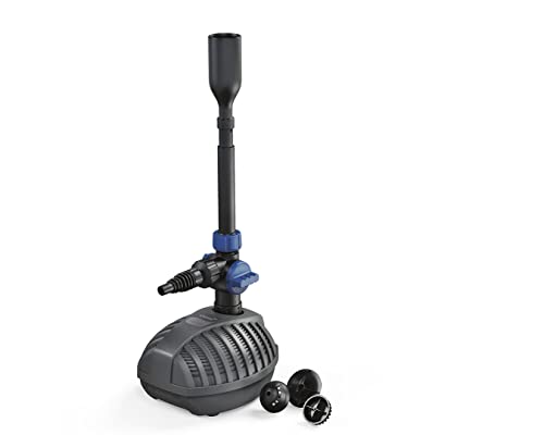 OASE 57399 Aquarius Fountain Set Classic 1000, 11W, 1000 l/h - Wasserspielpumpen-Set, Springbrunnenpumpe, Fontänenpumpe, Schwarz