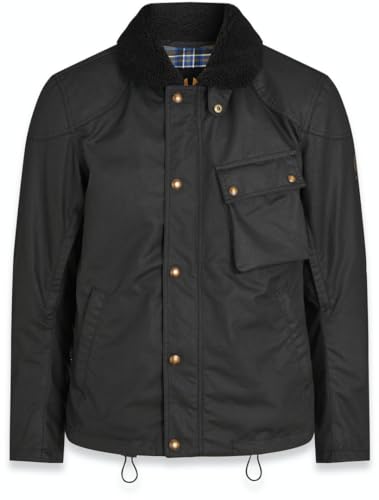 Belstaff Convoy Motorrad Textiljacke, schwarz, 3XL