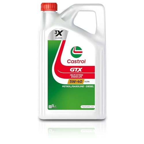 Castrol GTX 5W-40 A3/B4 Motoröl, 5L
