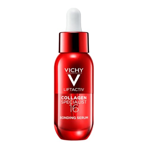 Vichy Liftactiv Collagen Specialist 16 Bonding Serum, Anti-Aging-Innovation mit Co-Bonding-Technologie, 16 Anti-Age Wirkungen, Für straffere Haut und sichtbar gemilderte Falten, 15 ml