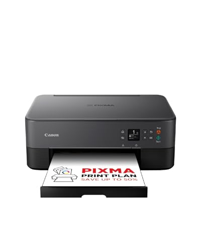 Canon PIXMA TS5350i Serie – All-in-One-Drucker für den Heimgebrauch mit OLED-Display | Kabellos für einfaches Drucken von deinem Smartphone Drucker für Zuhause mit PIXMA Print Plan