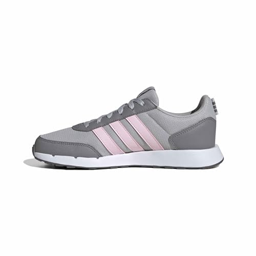 Adidas Damen Run 50s Shoes, Grey Two/Clear pink/Grey Three, 41 1/3 EU