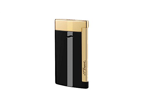 S.T. Dupont Slim 7 Feuerzeug – Schwarz/Gold