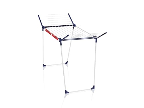 Leifheit Standtrockner Pegasus 180 Solid, Wäscheständer mit Flügeln für Lange Kleidungsstücke, standfester Flügelwäschetrockner für drinnen und draußen