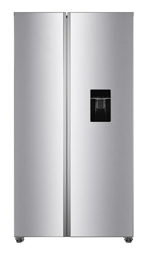 PKM SBS288-151EIXWD Side by Side Kühl-Gefrierkombination | Inox Design | 288 Liter Kühlen | 151 Liter Kühlen | 39dB | NoFrost | Wasserspender | 286kWh | Display | Freistehend