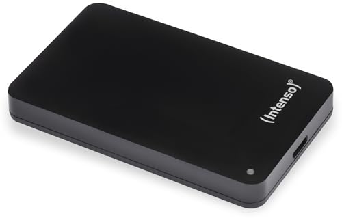 Intenso Memory Case 1 TB Externe Festplatte (6,35 cm (2,5 Zoll) 5400 U/min, 8 MB Cache, USB 3.0) schwarz