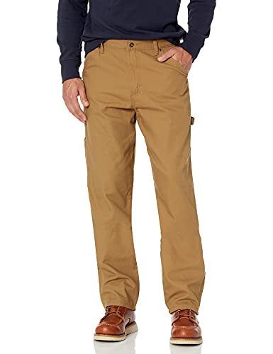 Wrangler Authentics Herren-Tischlerhose mit Fleece gefüttert, Herbst Khaki, 36W / 32L