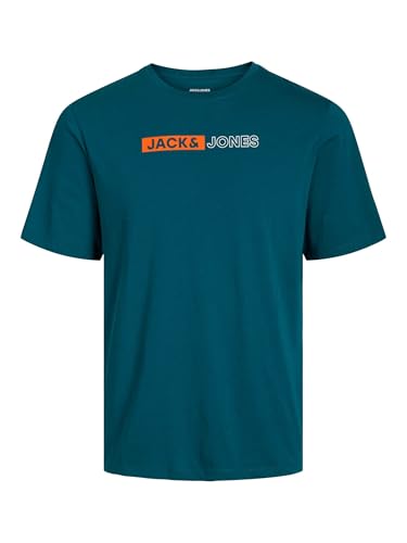 Jack & Jones Herren Jjecorp Logo Tee Play O-n Noos Pls T-Shirt, Deep Teal,6XL