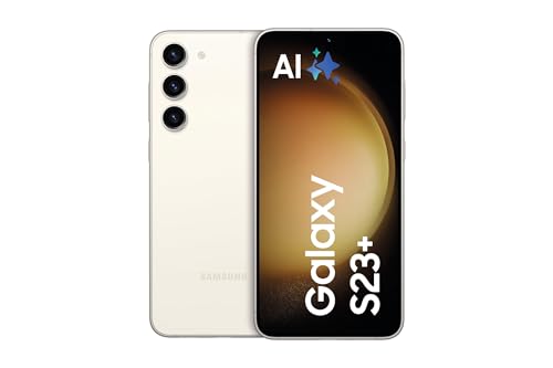 Samsung Galaxy S23+ AI-Android-Smartphone, 512GB, 4.700mAh Akku, Smartphone ohne Vertrag Cream inkl. 36 Monate Herstellergarantie [Exklusiv bei Amazon]