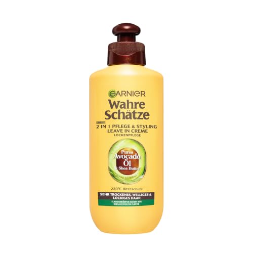 Garnier Wahre Schätze Intensiv Pflegende Leave-In Creme Pures Avocado-Öl & Shea Butter