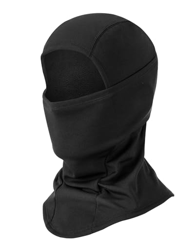 Sturmhaube Gesichtshaube | Balaclava Winter Sturmhaube Fahrrad Motorrad Ski Schlauchtuch für Damen & Herren, schwarz