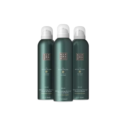 RITUALS Jing Duschschaum Vorteilspack, Lotusblüte, 3 x 200 ml