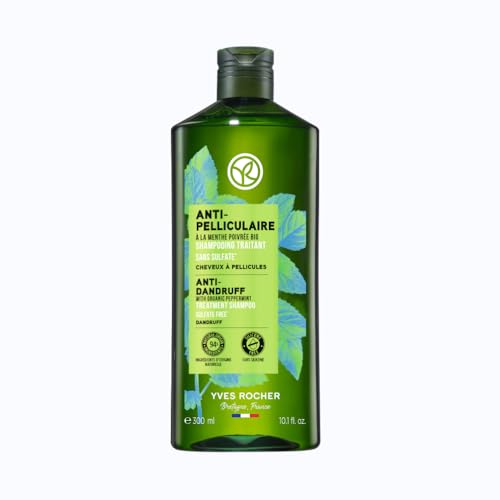 Yves Rocher - PFLANZENPFLEGE HAARE Anti-Schuppen Shampoo OHNE SULFATE - Schuppenbehandlung - Sanfte Reinigung ohne Sulfate - 94% Natürliche Inhaltsstoffe - Vegan und umweltfreundlich - 300 ml