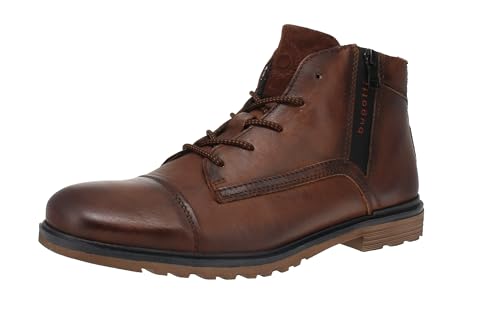 bugatti Herren-321-A0U3L-3500-6100-Stiefel Kaltfutter,dark brown,46