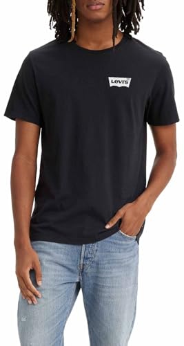 Levi's Graphic Crewneck Tee Color Bw Caviar Gra