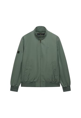 Superdry Herren Klassische Harrington Jacke Lilienblatt Grün L