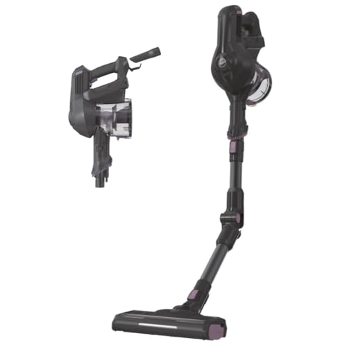 Hoover Akku-Staubsauger ohne Beutel + Knick-Gelenk – bis zu 120 m² mit 1 Akkuladung I Staubsauger kabellos mit XL Staubbehälter & Parkfunktion I Akkusauger mit Fugendüse & Staubbürste [HF103X ]