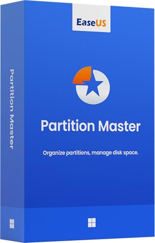 EaseUS Partition Master Pro 19 - Festplattenverwaltung - Betriebssystem migrieren - Boot-Medium - Lebenslange Lizenz 2 PCs Win 11, 10, 8,1, 7