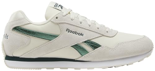 Reebok Dámské Glide LowSneaker, Alabaster Metalgreen Ftwrwhite, 41 EU