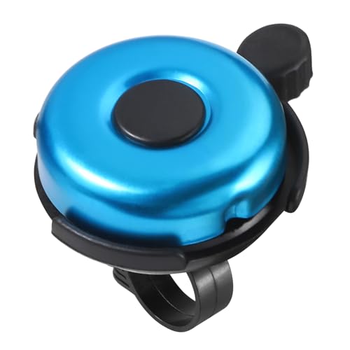 Fahrradklingel, Rennrad Klingel Fahrrad Kinder, Retro Fahrradklingel Lustig für Kinder und Erwachsene für Rennrad Mountainbike und Roller,Schwarzblau