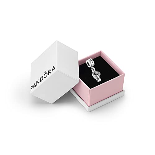 PANDORA Moments Verschlungene Herzen Charm-Anhänger Sterling Silber 791242CZ