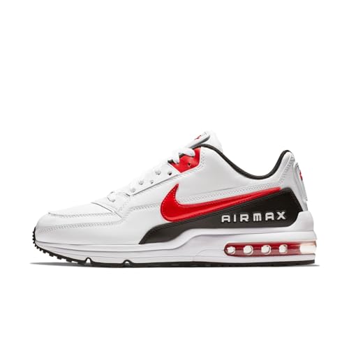 Nike Herren Air Max Ltd 3 Sneakers, White University Red Black, 44 EU