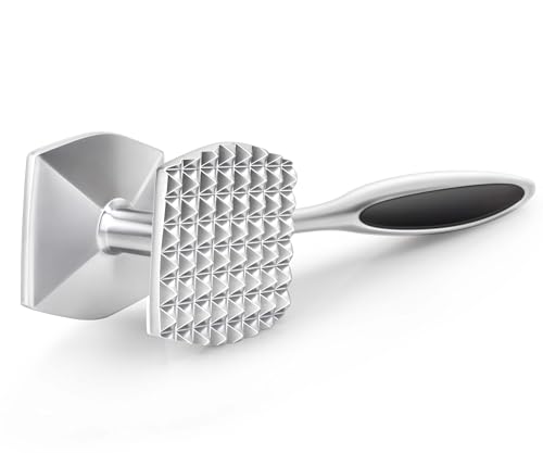 Aliglow Fleischklopfer, Hammer, Werkzeug zum Zartmachen von Steak, Rind, Geflügel