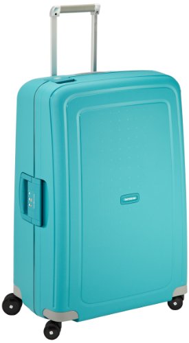 Samsonite S'Cure - Spinner L Koffer, L 75 cm, 102 L, Blau (Aqua Blue)