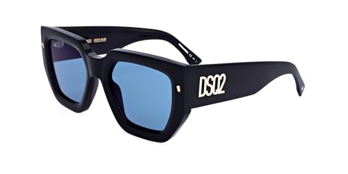 Dsquared Dsq D2 0031/s ETJ/MT BLACK TEAL Sunglasses Unisex Acetate, Standard, 21