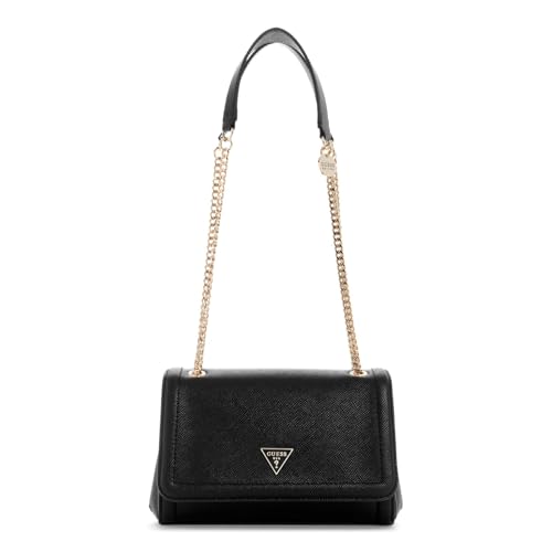 Guess Damen Umhängetasche Noelle Ii Conv Xbody Flap Schwarz