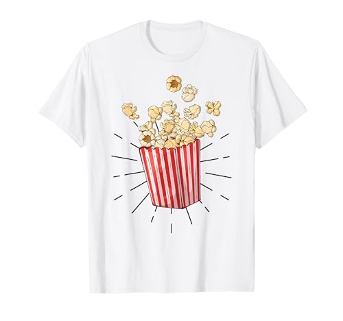 Fasching & Karneval - Retro Popcorn Kostüm T-Shirt