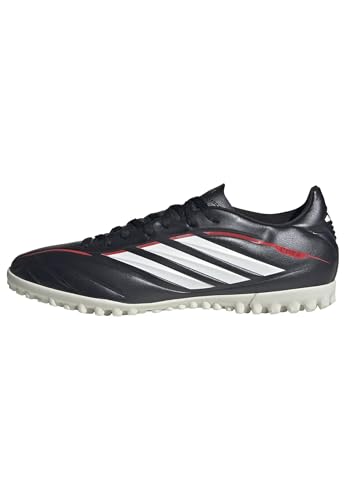 adidas Unisex COPA Pure IV Club Turf Football Shoes, core Black/FTWR White/Lucid red, 43 1/3 EU