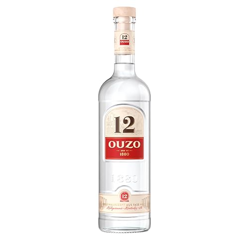 Ouzo 12 - Premium Spirituose aus Griechenland (1x0,7l) – aromatisch & unverwechselbar - Original Ouzo