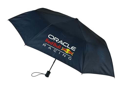 Undercover - Oracle Red Bull Racing Taschenschirm - faltbarer Automatikschirm mit 4 bedruckten Panels - Polyester, Fibre Gestell, Plastikgriff - Durchmesser: 94 cm