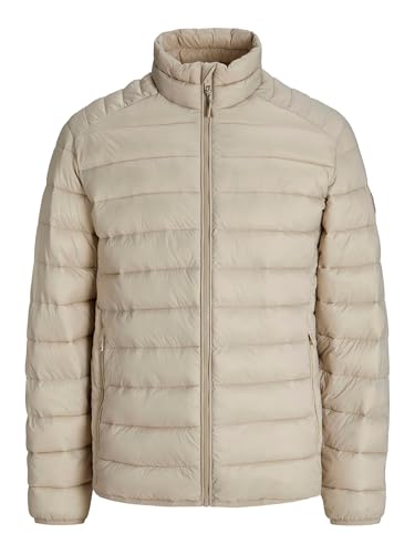 JACK & JONES Herren Jjebradley Light Puffer Collar Noos, Crockery, m