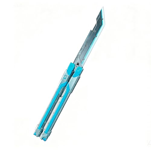 AEIXYA 1 Teilige Valorantes Einzigartigkeit Messer, Rgx11Zpro,Butterfly Messer Spielzeug.(Blau)