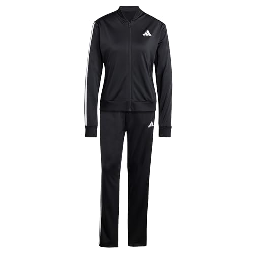 adidas Damen ESSENTIALS 3-STRIPES TRACKSUIT Black, L