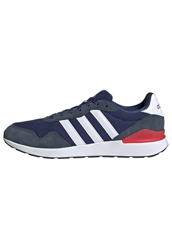 adidas Herren Run 60s 4.0 Shoes, Dark Blue/Cloud White/Aurora Ink, 43 1/3 EU