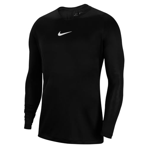 Nike Herren Dri-fit Park første lag Longsleeve, Black/(White), M EU