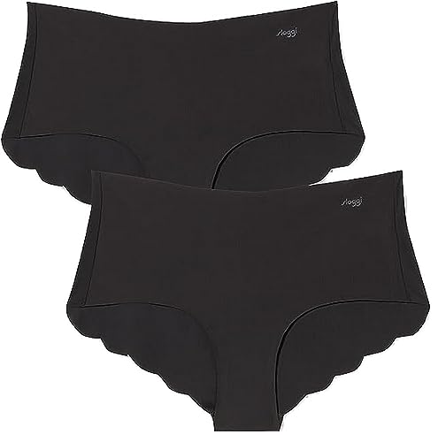 Sloggi Damen Zero Microfibre 2.0 H 2P Short, Black, S
