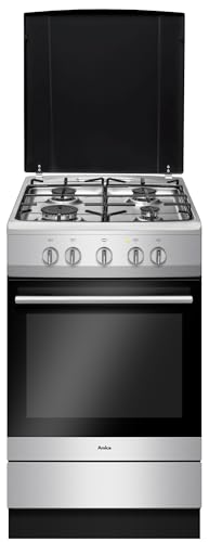 Amica Standherd 50 cm 71 L Gaskochfeld Edelstahl SHGG 11568 E