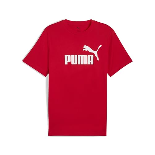 PUMA Unisex ESS No. 1 Logo Tee T-Shirts, for All Time Red, M