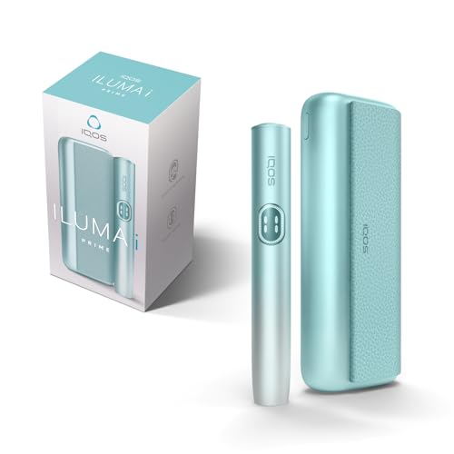 IQOS ILUMA i PRIME Kit Breeze Blue - Tabakerhitzer (in 4 Farben) - für TEREA Tabaksticks - unsere beste Alternative zur Zigarette