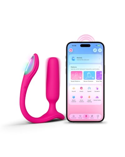 LOVENSE Lush Anal Vibrator & Anal Plug, Butt Plug für Damen Männer Anfänger