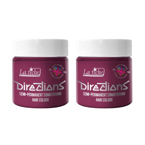 La Riche Directions Semipermanente Haarfarbe 100 ml Dose 2er-Pack (Cerise)